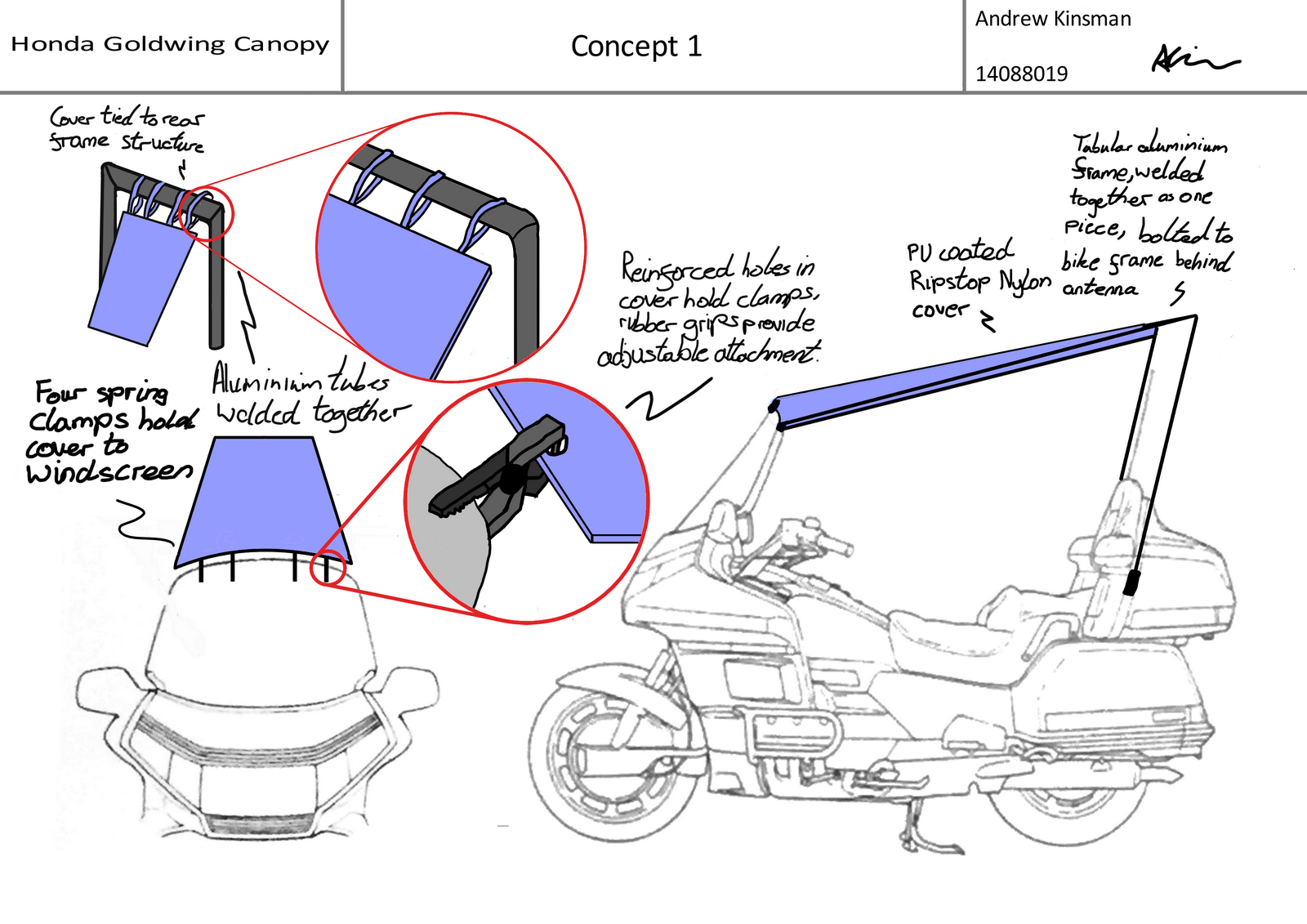 Motorcycle Canopy Concept 1